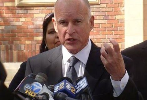 Jerry Brown talking 1