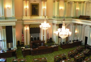 Assembly chamber Sacramento, California. State Capitol.