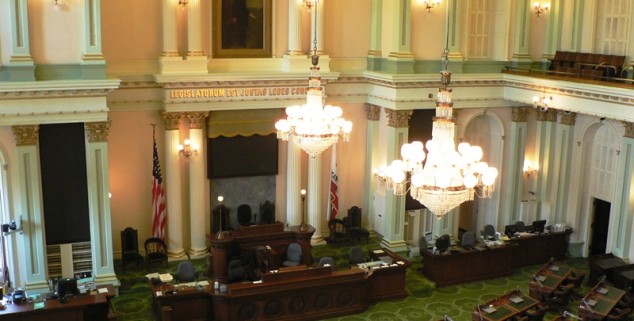 Assembly chamber Sacramento, California. State Capitol.