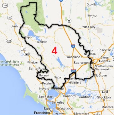 The 4th Assembly District. (Ballotpedia)