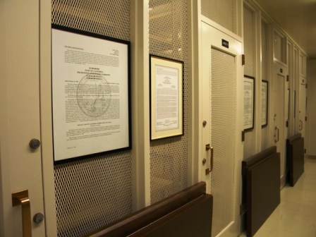 Rooms in the vault where unclaimed property is stored. (Photo: Dorothy Mills-Gregg)