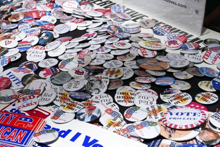 Buttons on the table (Photo: Serla Rusli)