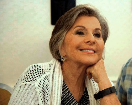 California Sen. Barbara Boxer at the convention. (Brad Bailey)