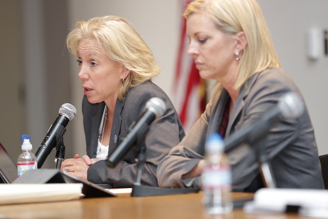 Anne Marie Schubert, left, and Michele Hanisee. (Photo: Scott Duncan)