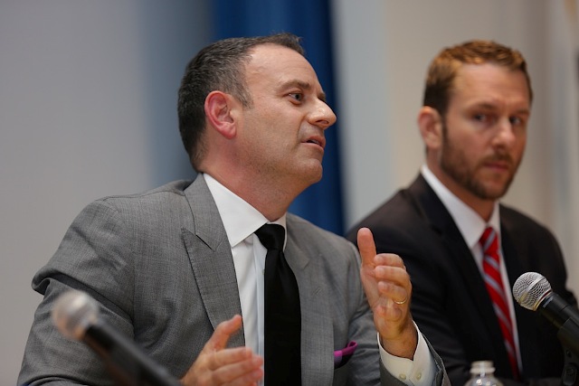Jason Kinney, left and Richard Miadich. (Photo: Scott Duncan