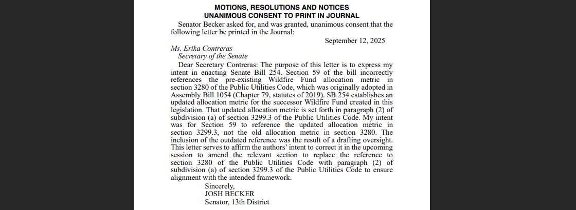 Journal letters cannot substitute for bill amendments - Capitol Weekly